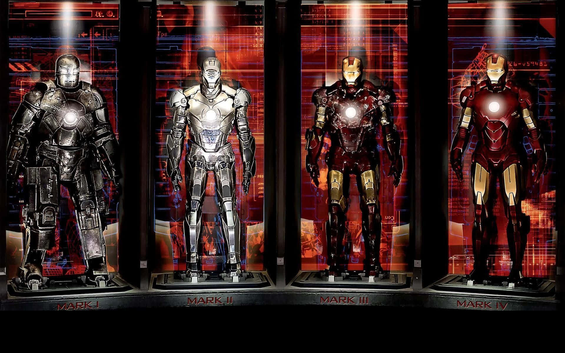 Tony Stark Taking Flight in Iron Man 3 Wallpaper