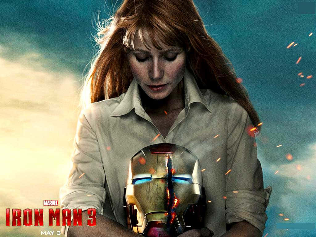 Iron Man 3 Pepper Potts Poster Wallpaper