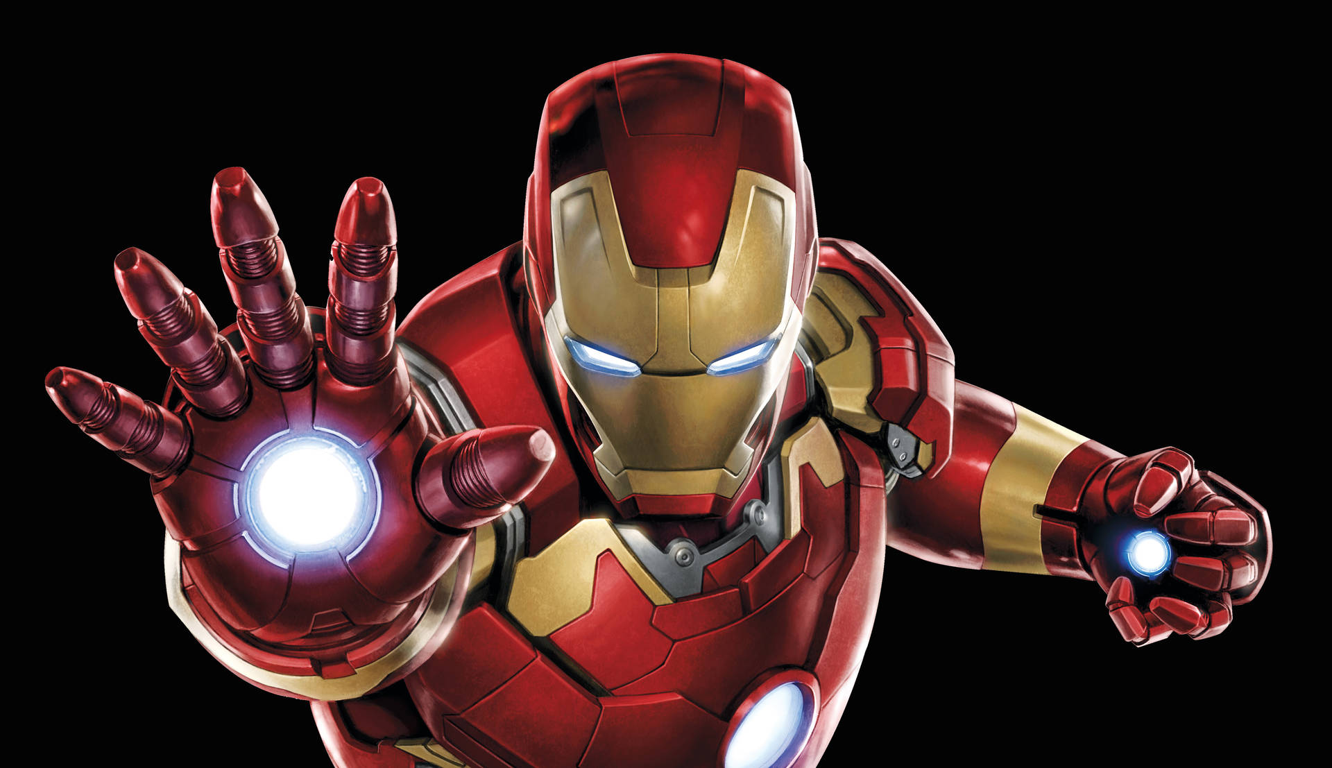 Iron Man 4K Indbygget Reaktor Tapet Wallpaper