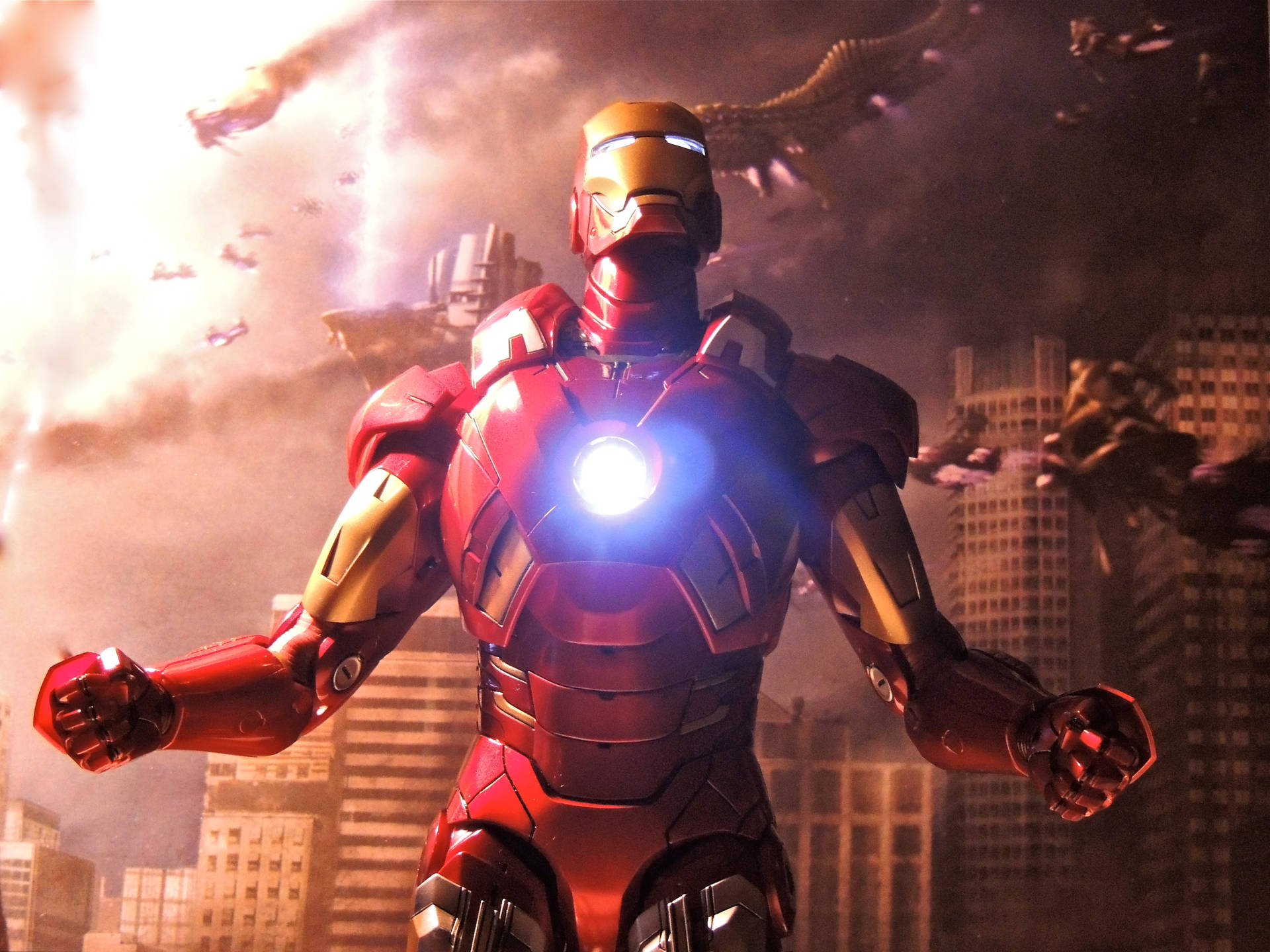 Download Iron Man 4k Chest Arc Reactor Wallpaper 