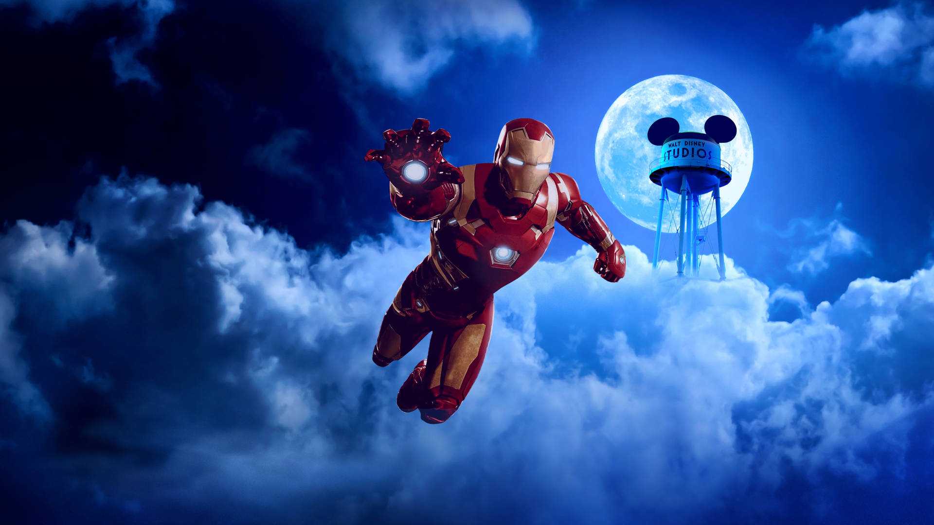 Luna Piena Di Iron Man 4k Sfondo