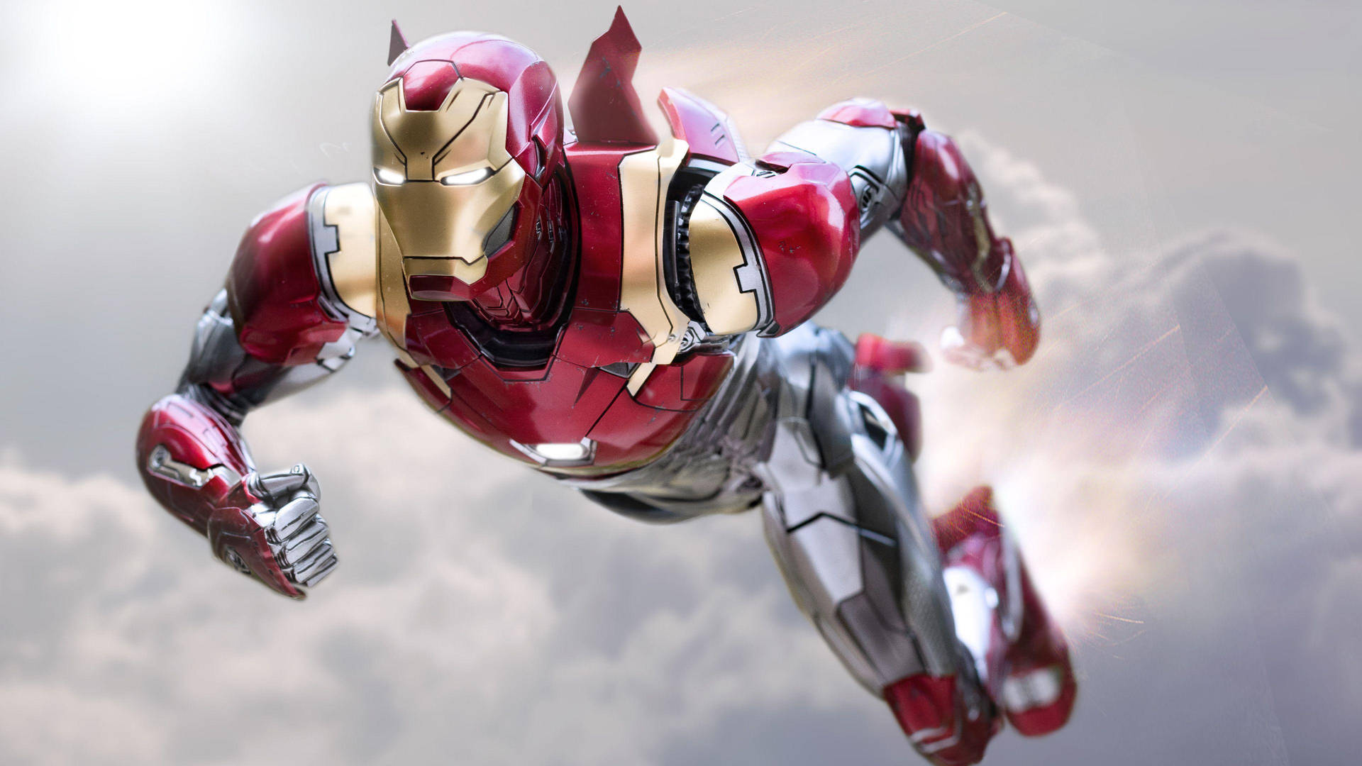 Iron Man 4k Nel Cielo Sfondo