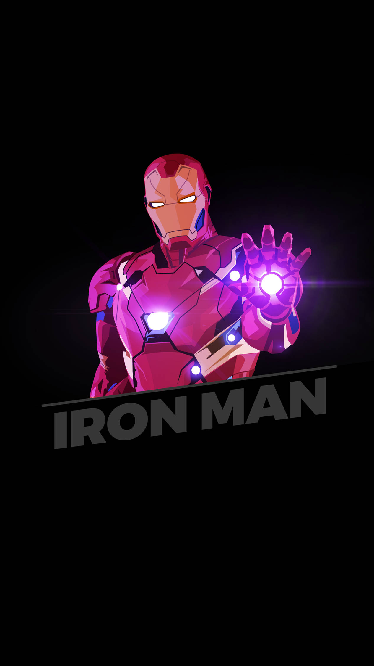 Iron Man 4k Iphone Red Violet Suit Wallpaper