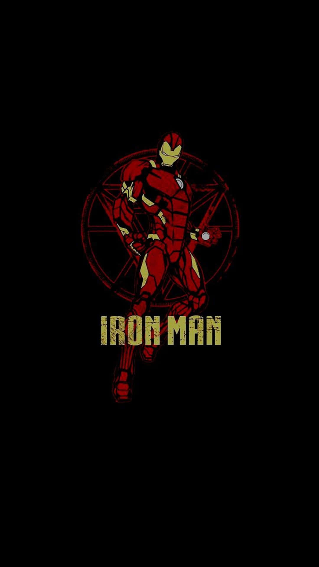 Iron Man in high definition on a mobile device Wallpaper