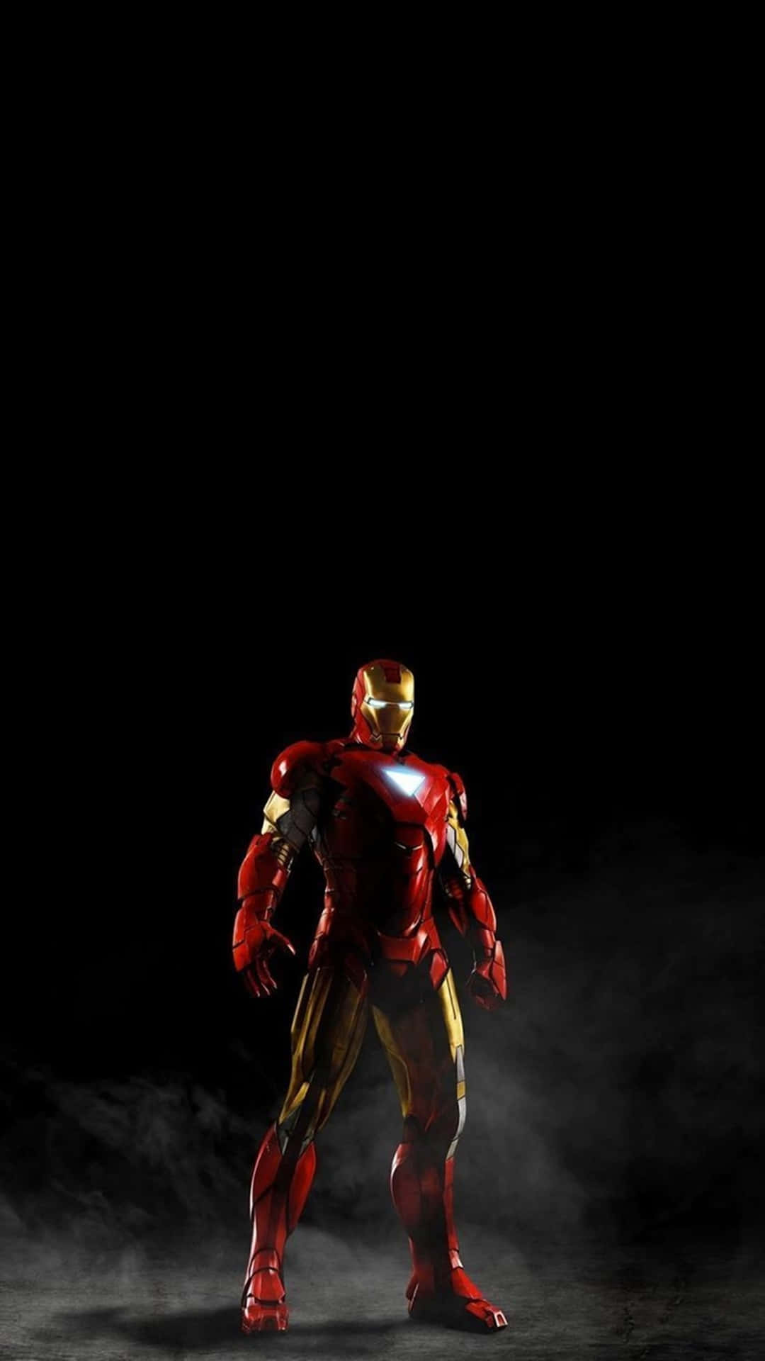 The Powerful Iron Man in 4K Mobile Wallpaper