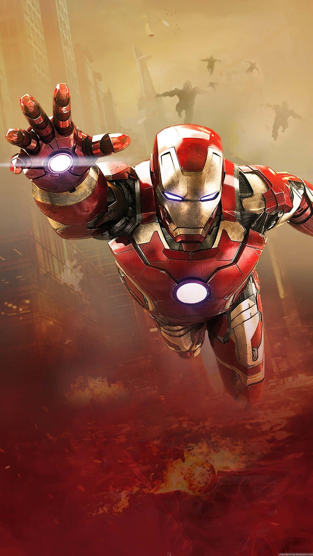 Avenger Iron Man 4K Mobil Baggrundsbillede Wallpaper