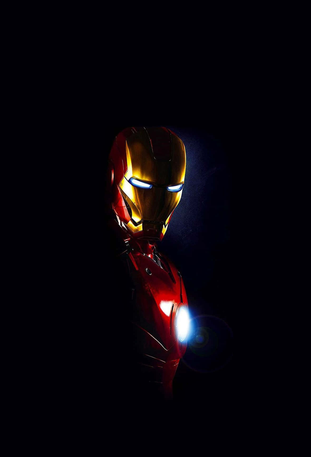 Download Glowing Arc Reactor Of Iron Man 4k Mobile Wallpaper | Wallpapers .com