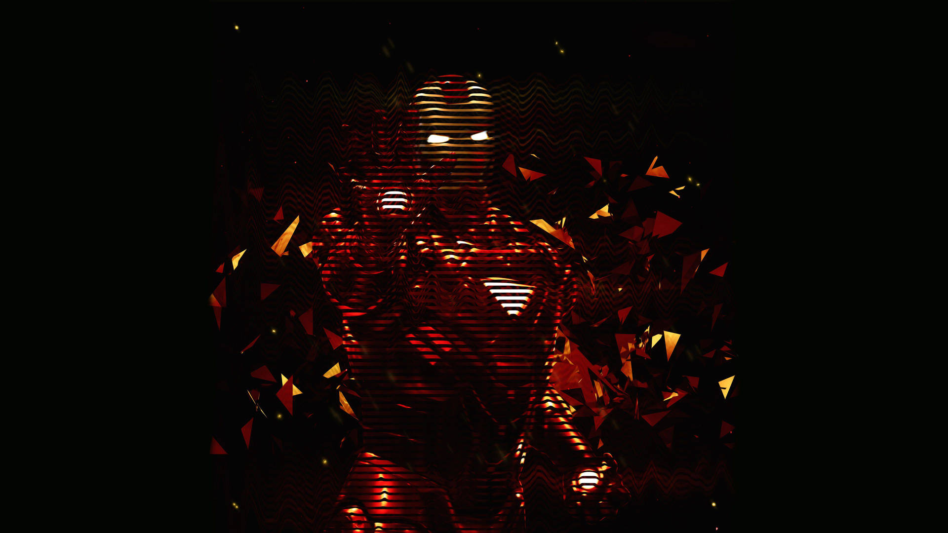 Iron Man 4K Vector Art Tapet: Wallpaper