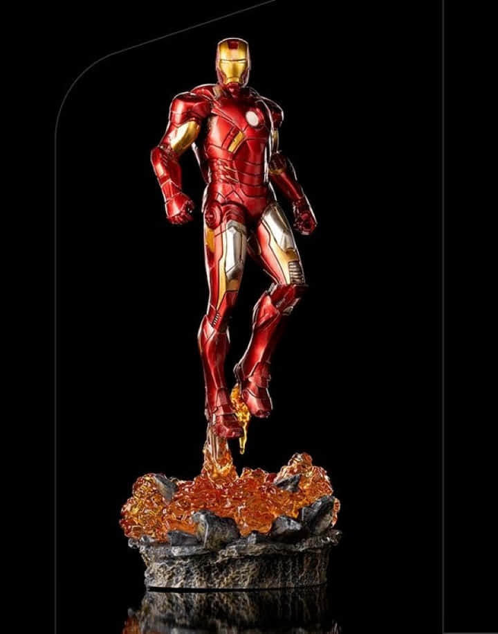 'figurasde Acción De Iron Man Para Inspirar Tu Imaginación Y Sueños De Superhéroes' Fondo de pantalla