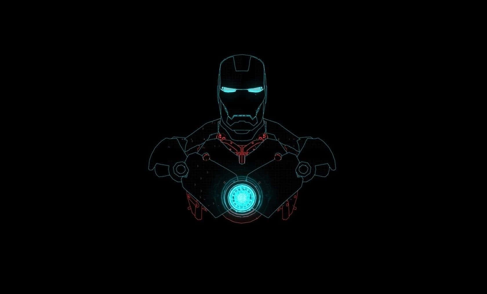 A Close Up of Iron Man's Iconic Arc Reactor Wallpaper
