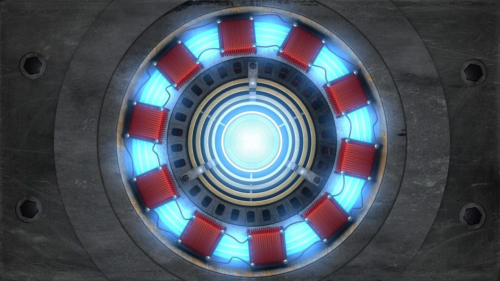 The iconic Arc Reactor from the Iron Man franchise Wallpaper