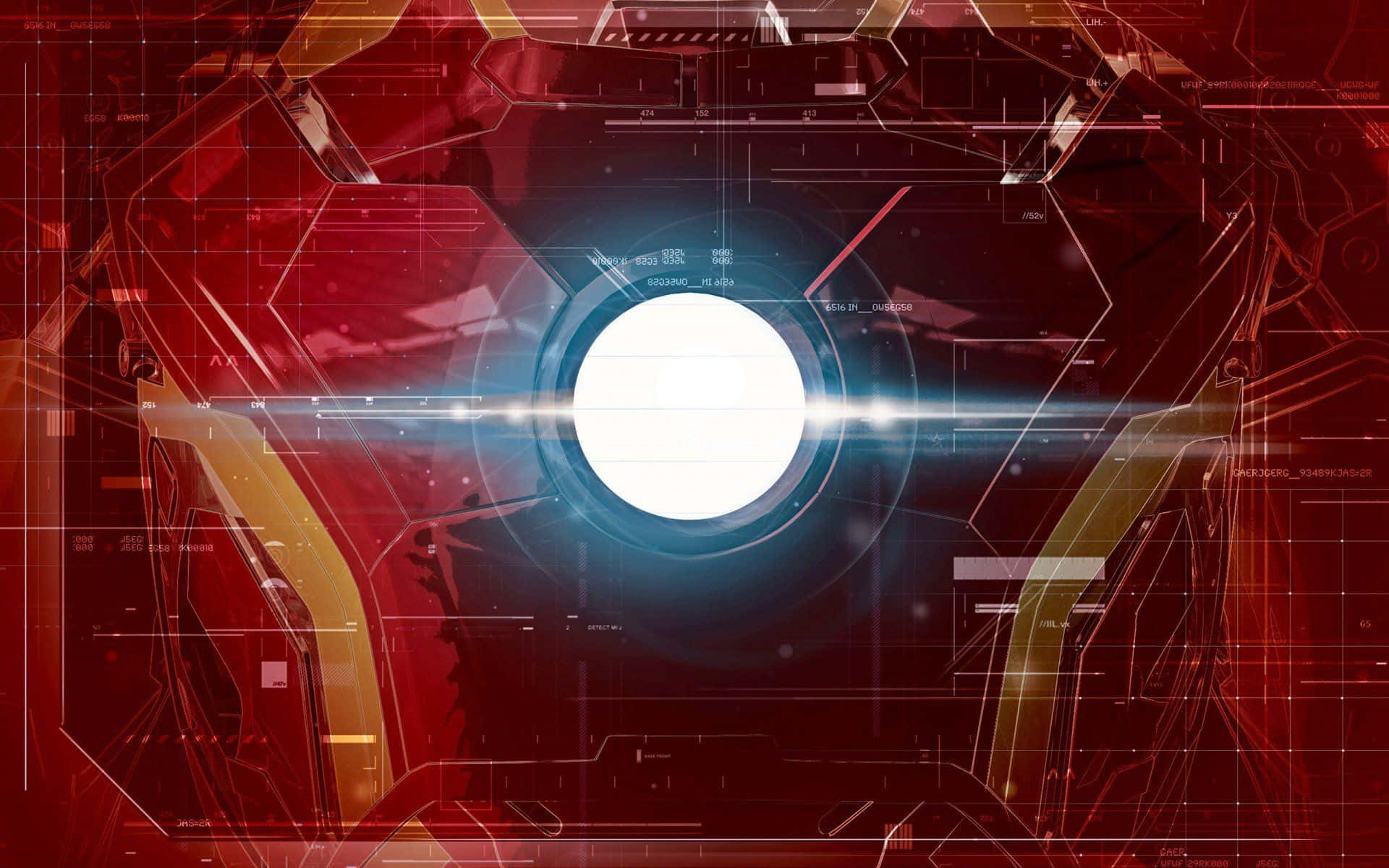 Explorael Mundo De Iron Man Con El Reactor Arc Fondo de pantalla