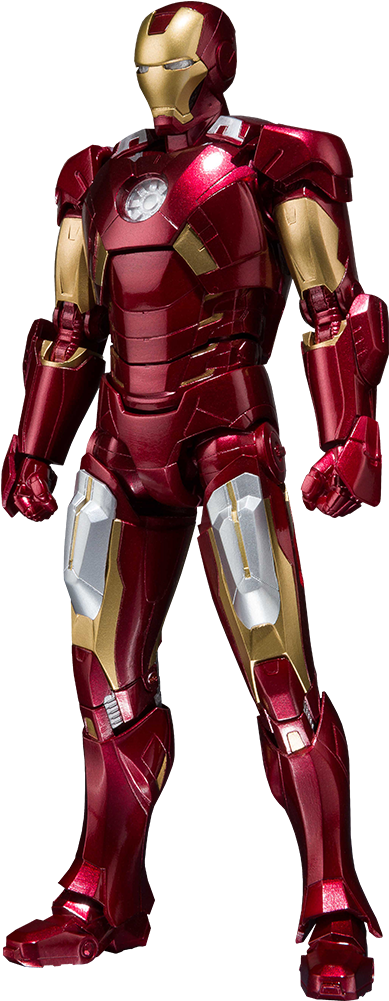 Iron Man Armor Standing Pose PNG
