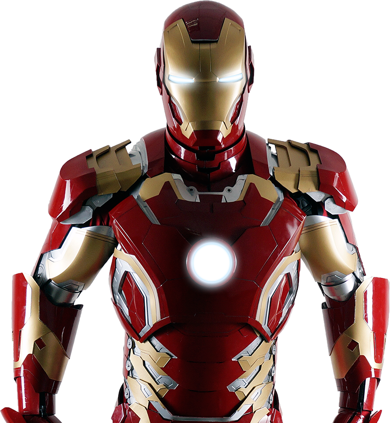 Iron Man Armor Standing Pose PNG