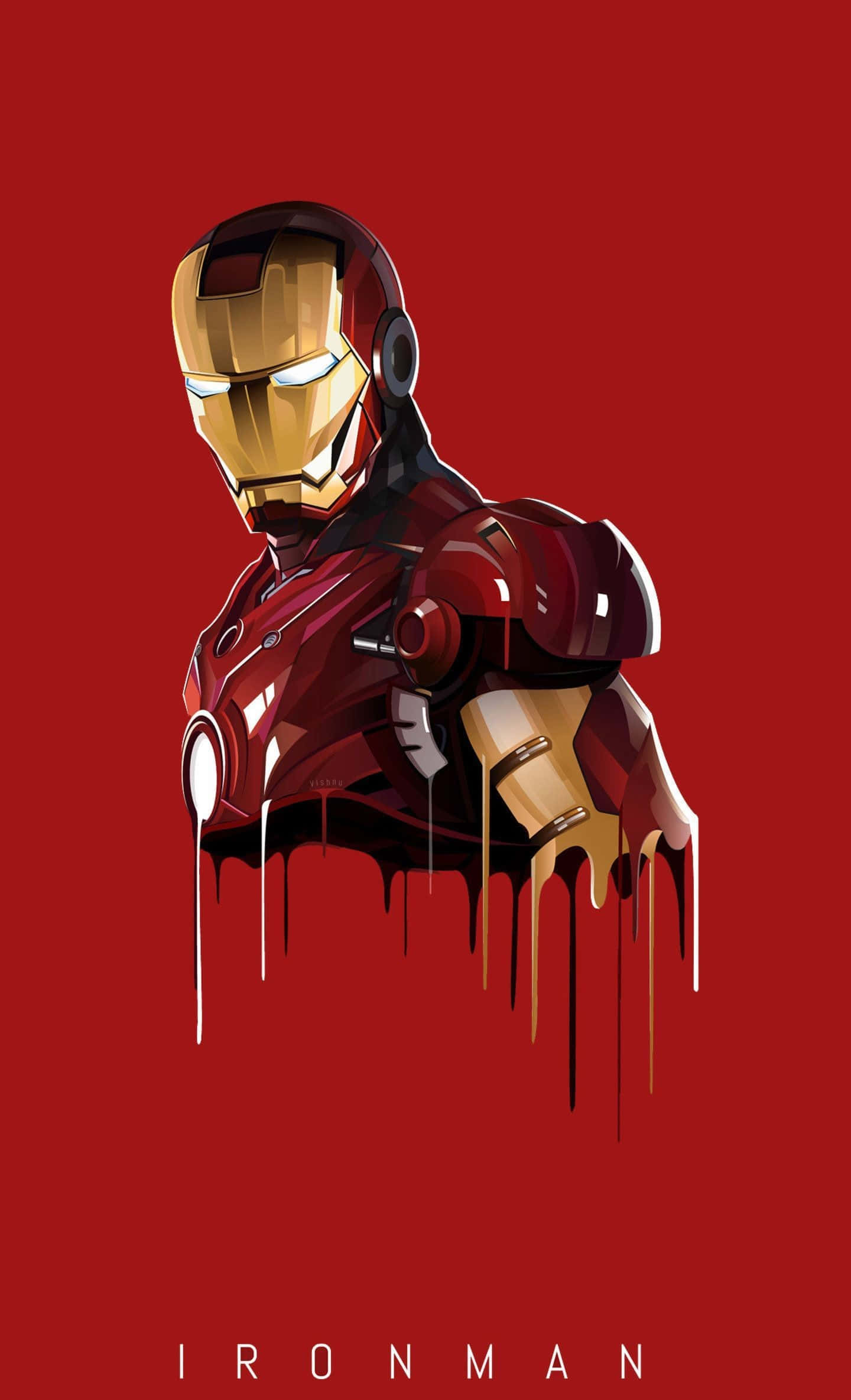 "This Iron Man Art is Comic Relief!" Wallpaper