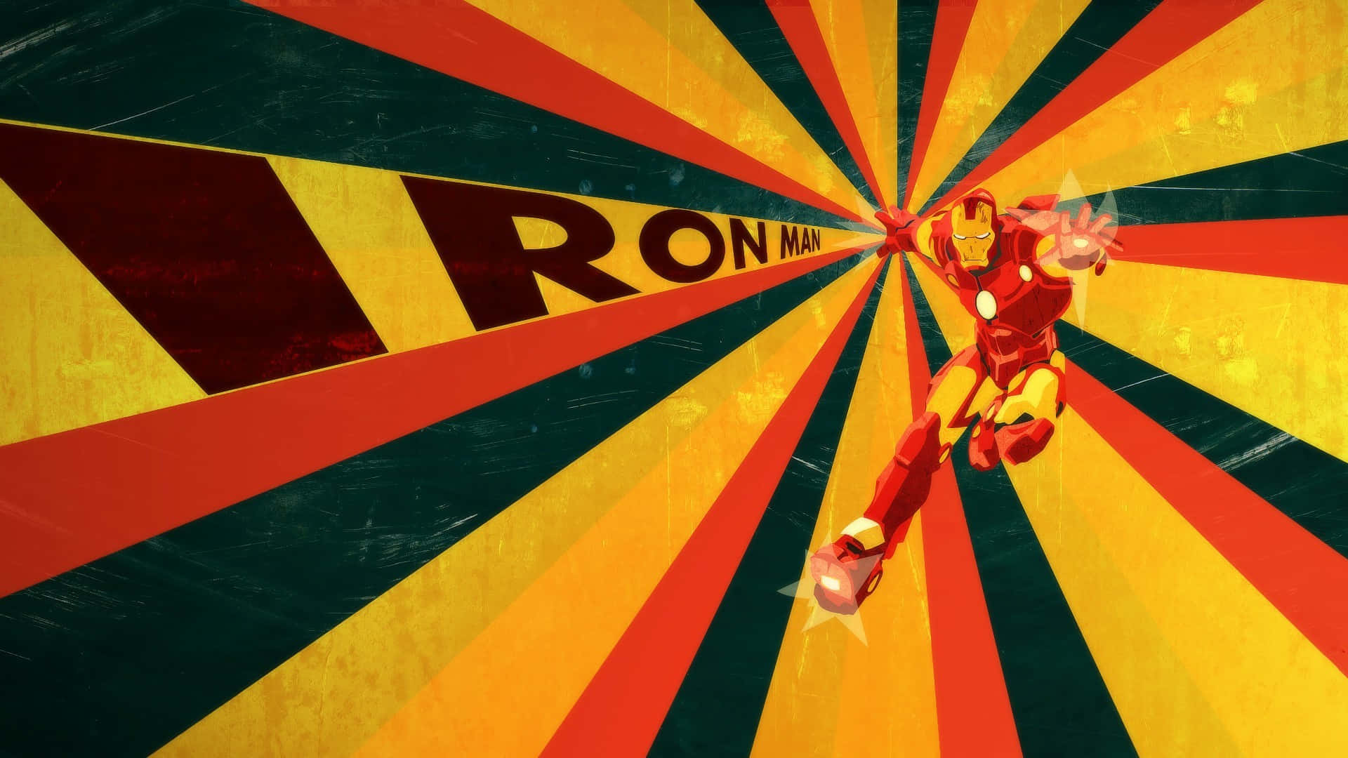 Lafuerza De Iron Man Va Más Allá De La Superficie De Su Piel. Fondo de pantalla