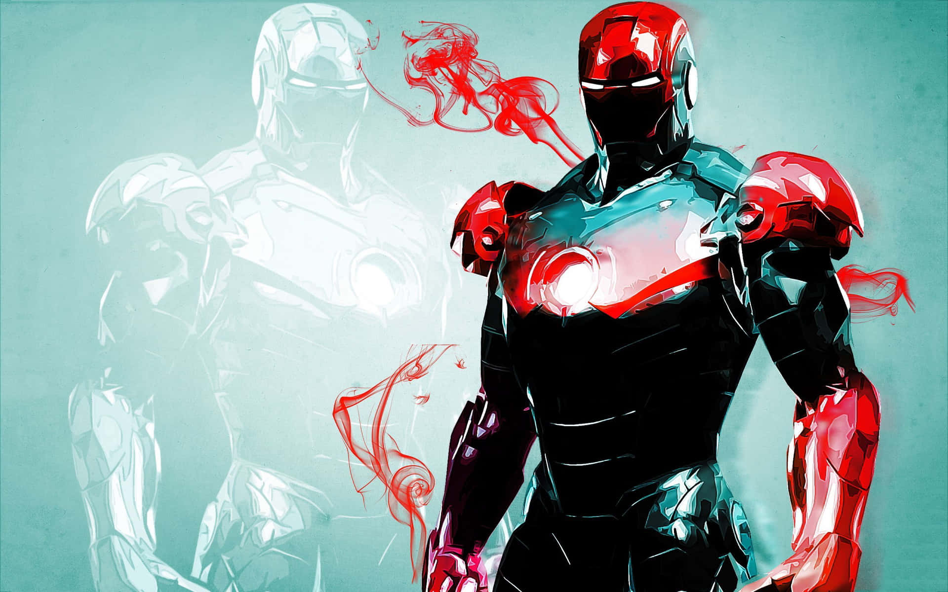 "Experience the High-Tech Art of Iron Man" Wallpaper