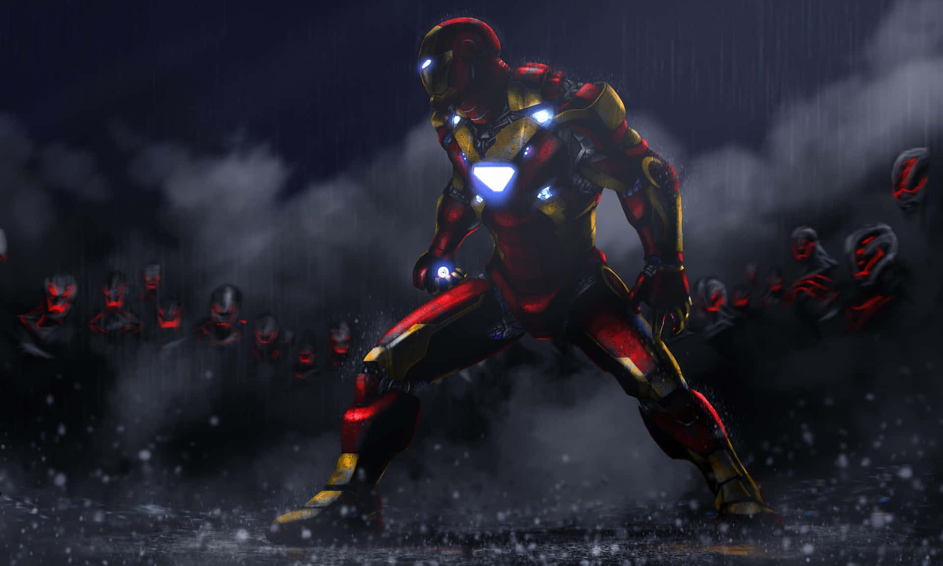 Iron Man dazzles in stylish art form Wallpaper