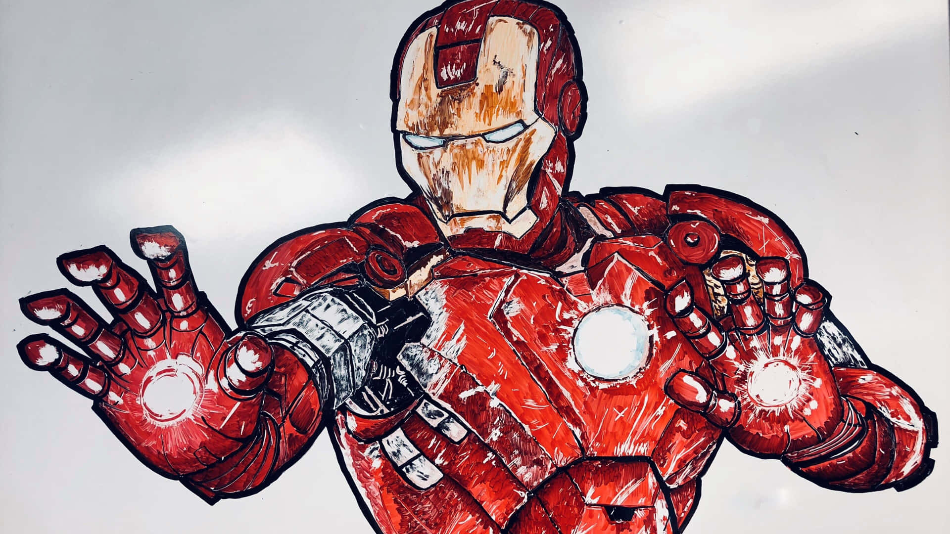Robertdowney Jr. Como Iron Man Fondo de pantalla