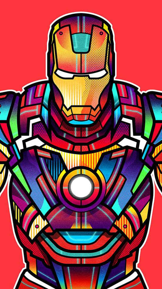 Iron Man Kunst Wallpaper Achtergrond