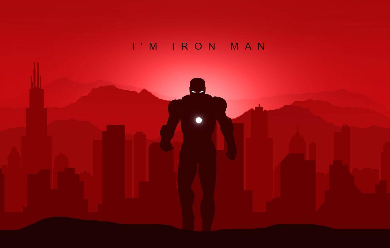 Iron Man Art Deco Wallpaper
