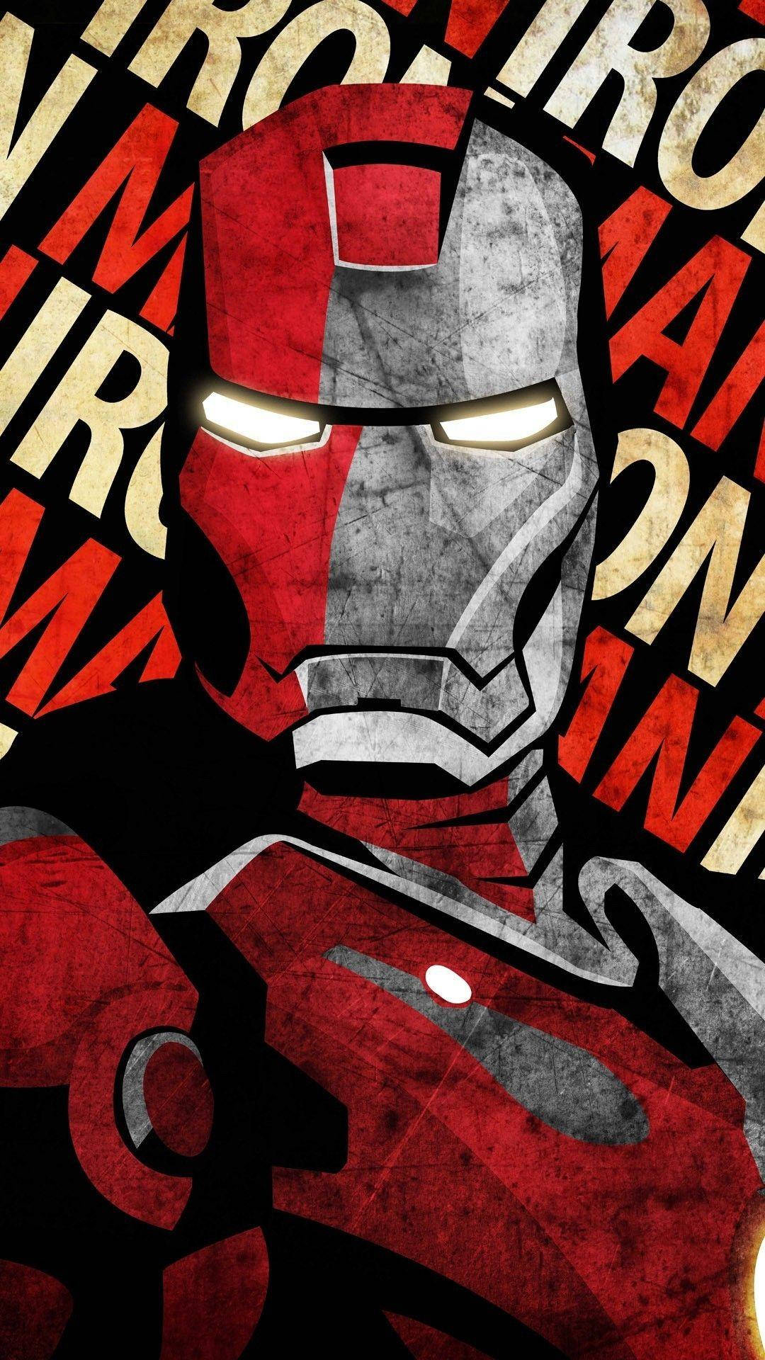 Iron Man Art Marvel Iphone X Wallpaper