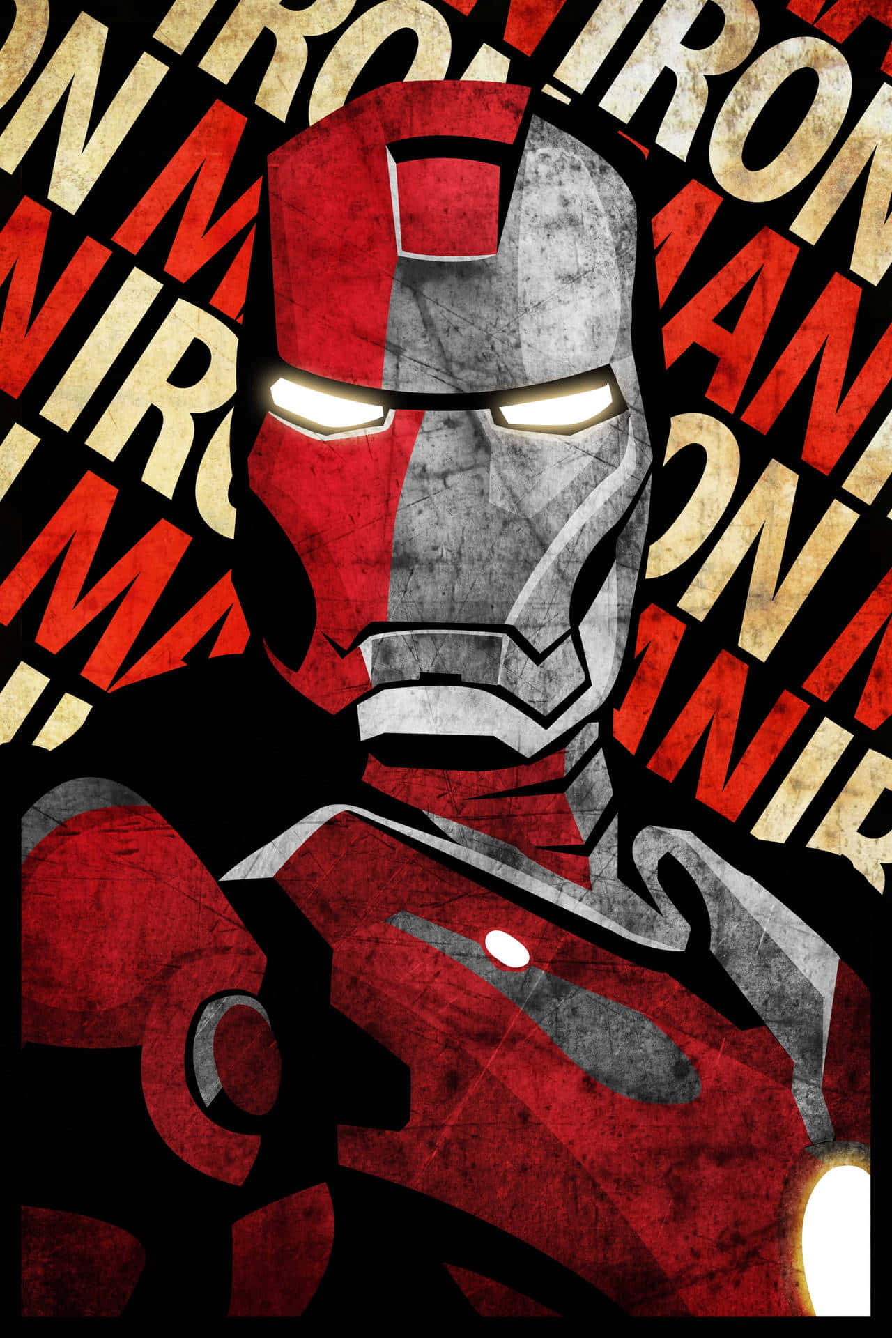 Iron Man Artistic Portrait Wallpaper