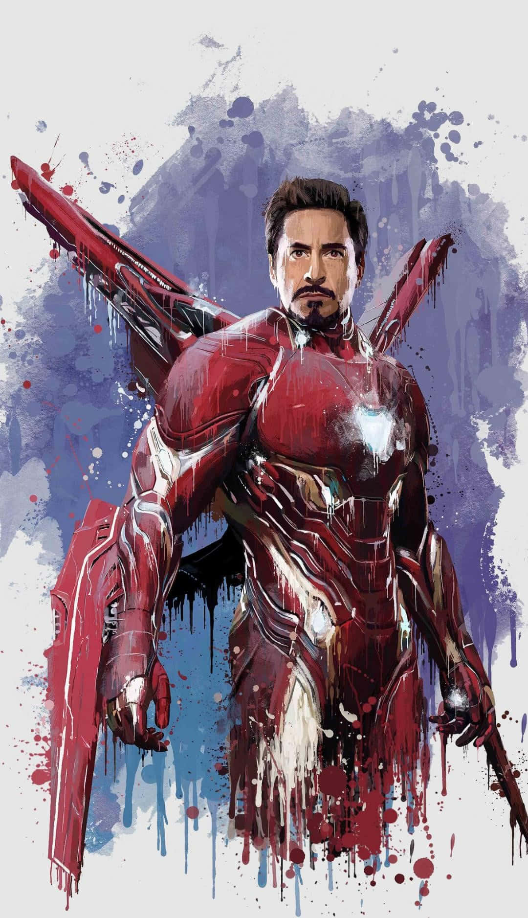 Iron Man Artistic Portrait Wallpaper