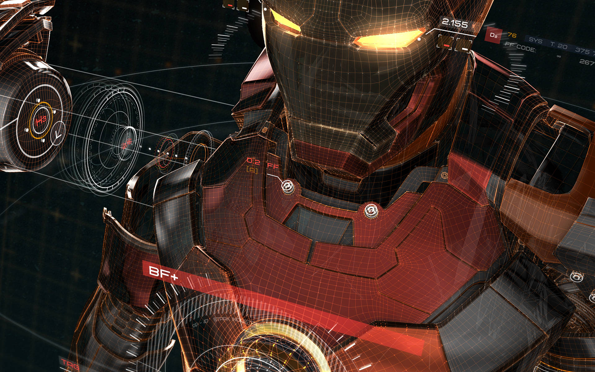 Iron Man Beam Avenger 3d Wallpaper