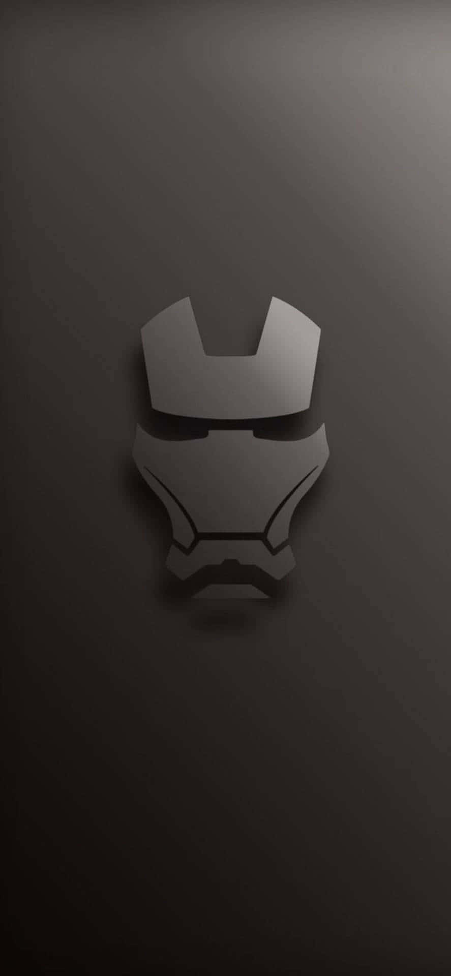 Einikonischer Iron Man In Schwarz Und Weiß Wallpaper