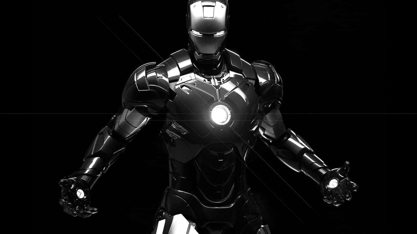 Iron Man Black And White Wallpaper