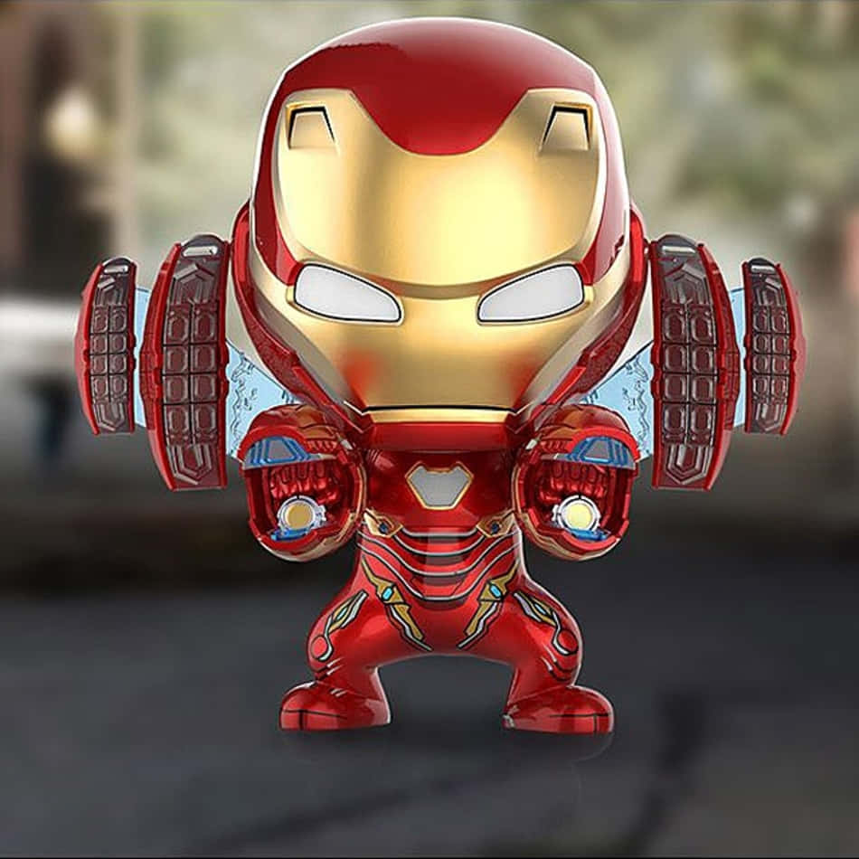 "Add an Iron Man Bobblehead to Your Collection to Show Your Appreciation for the Epic Superhero" Wallpaper