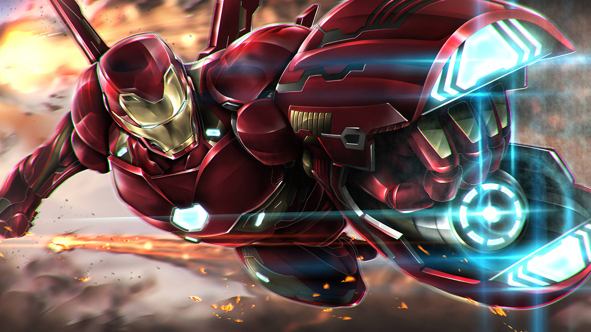 Iron Man Cannon Marvel Pc Wallpaper
