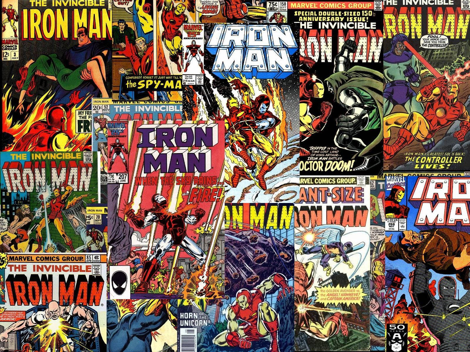 Iron Man Comic Book Cover Page Wallpaper
