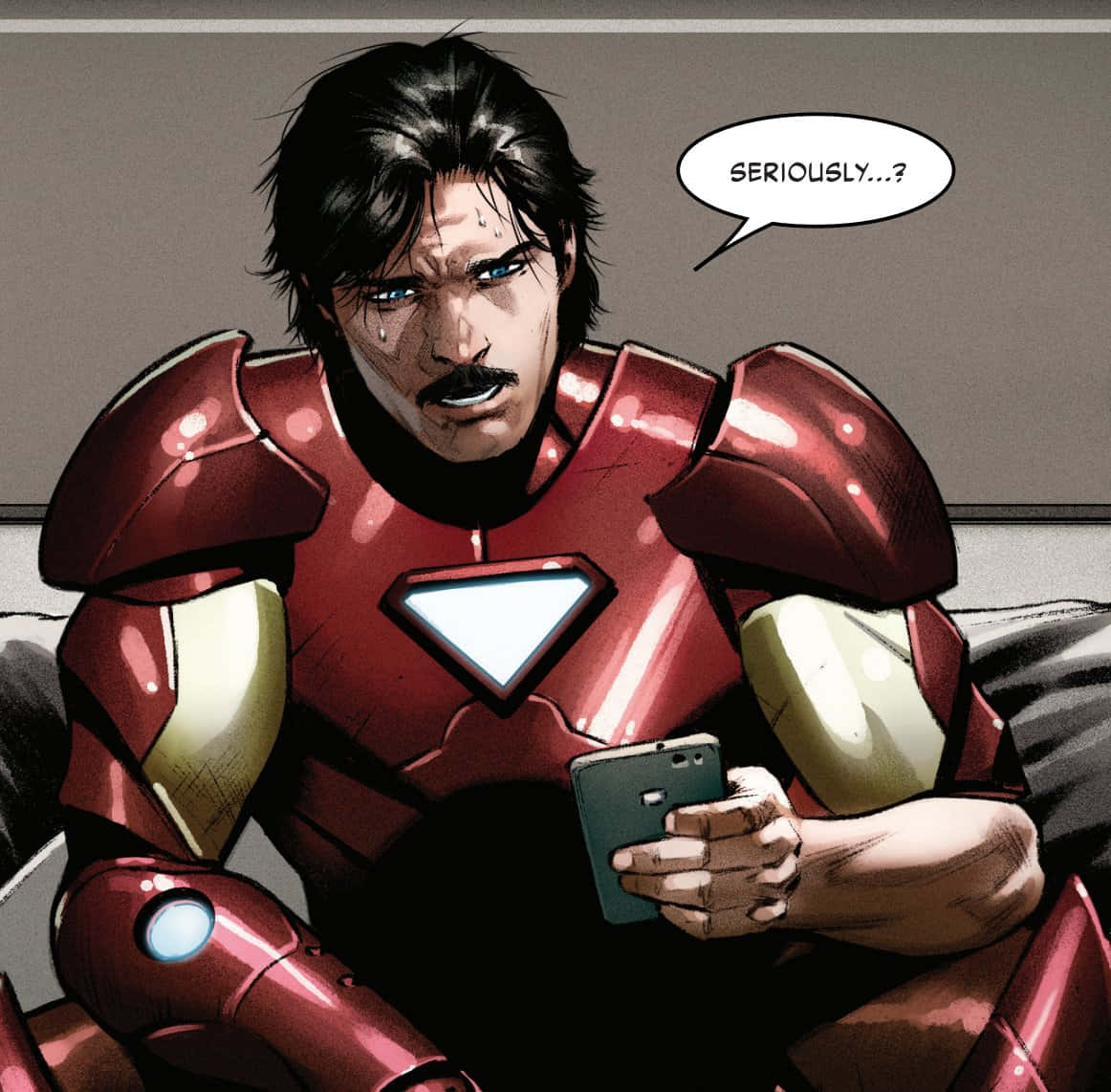 Tony Stark, the Man Behind the Iron Suit Wallpaper