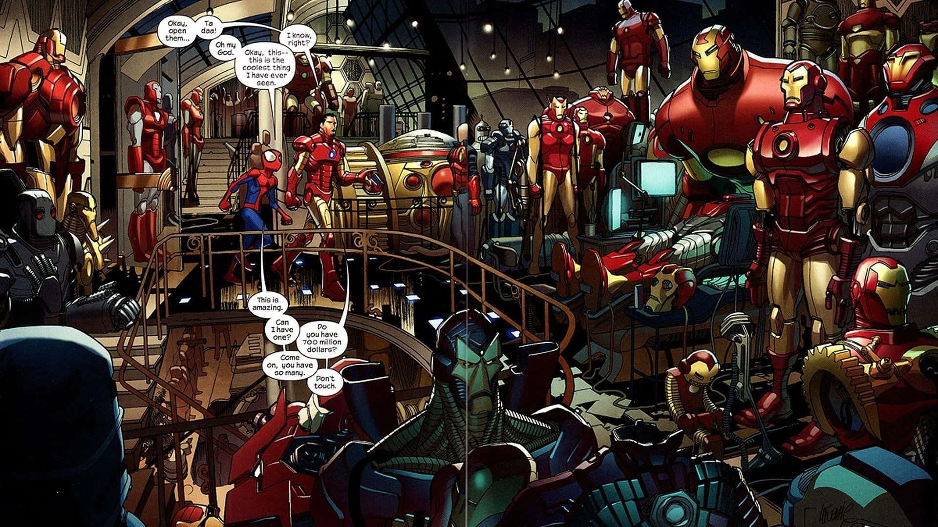 Tony Stark - The Iconic Iron Man Wallpaper