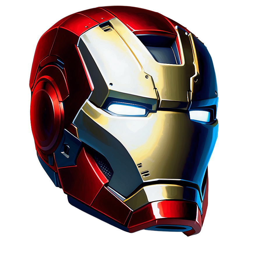 Iron Man Endgame Helmet Version Png Feg46 PNG