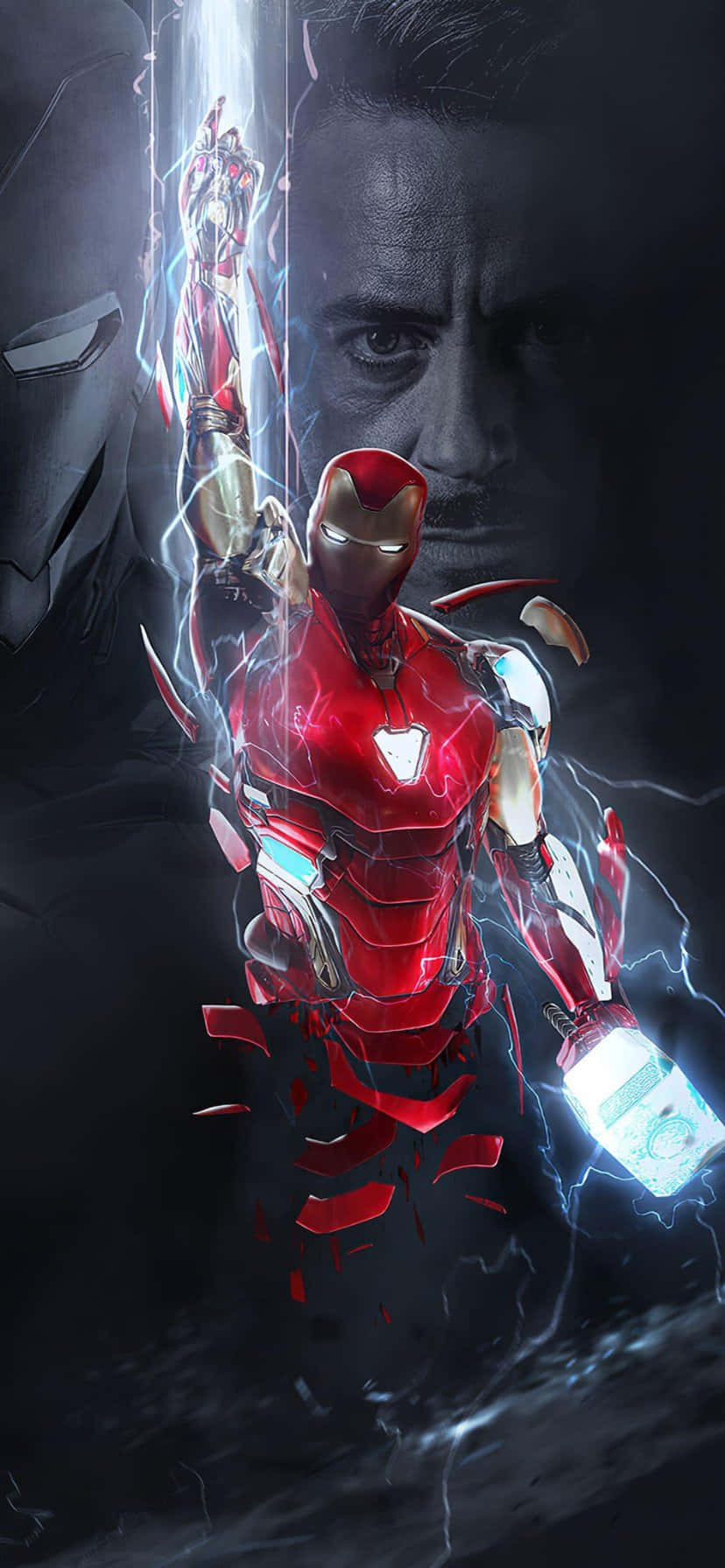 Iron_ Man_ Epic_ Transformation_i Phone_ Wallpaper Wallpaper