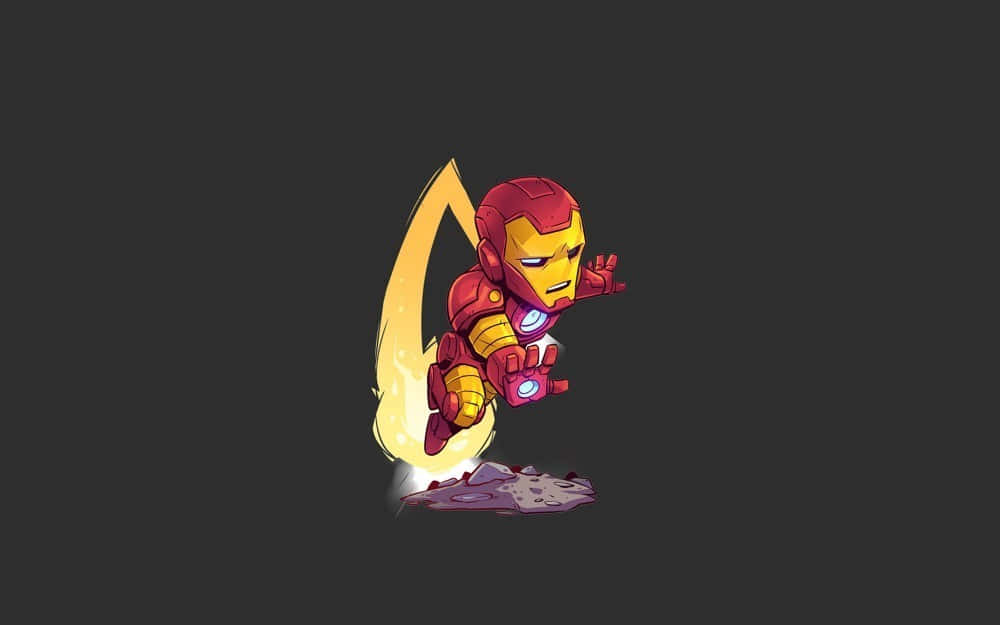 "Be fearless with Iron Man's heroic style" Wallpaper