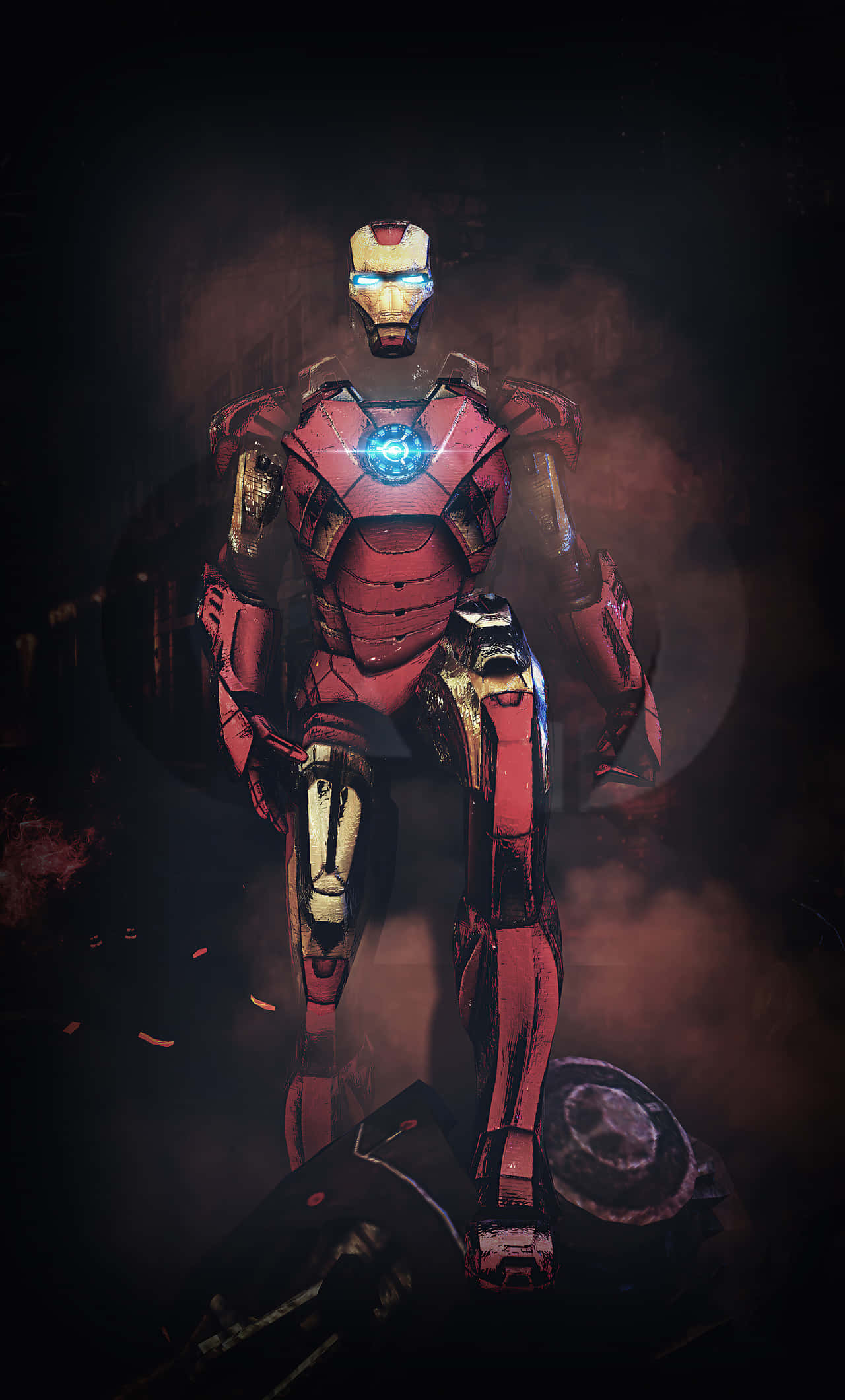 Show your love for Iron Man with this fan art! Wallpaper