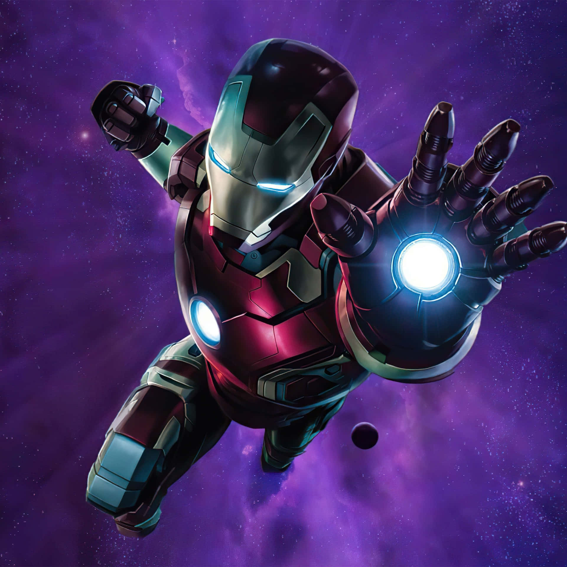 Iron_ Man_ Flying_ Through_ Space Wallpaper