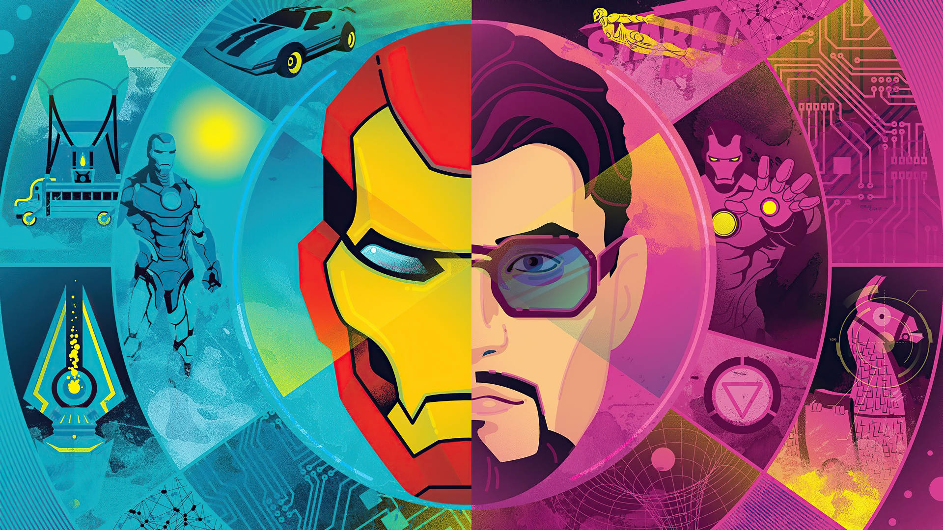 Iron Man Full Hd Alter Egos Wallpaper