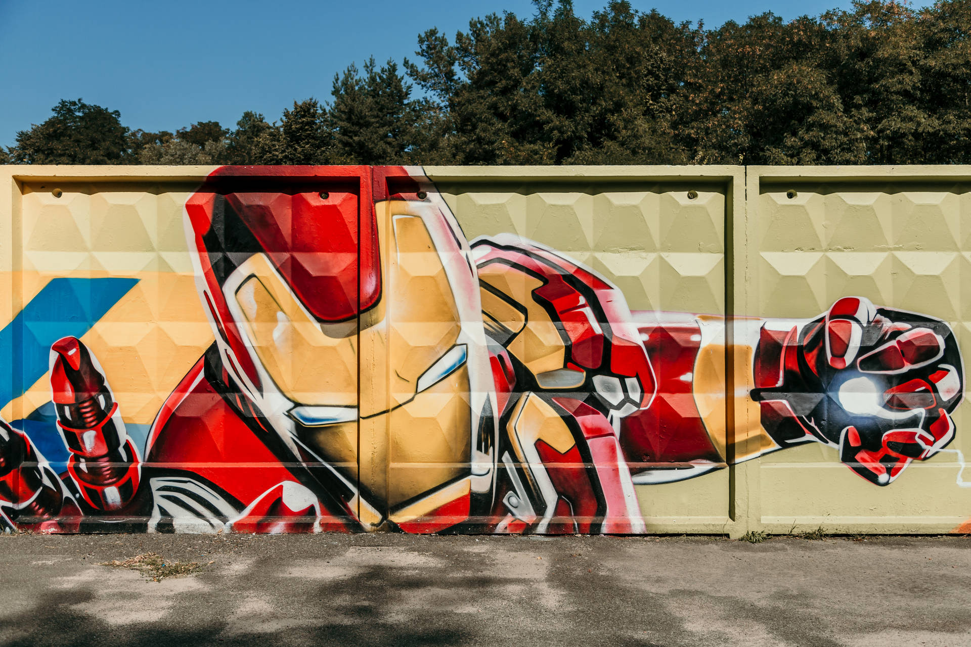 Iron Man Graffiti Street Art