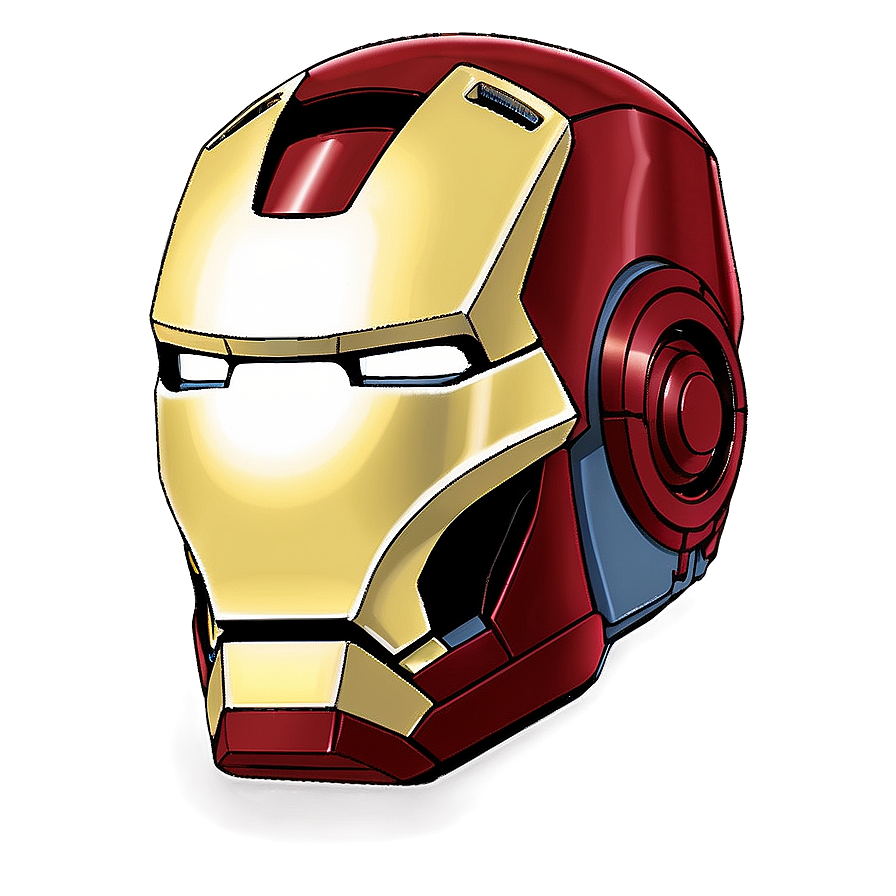 Iron Man Helmet Autocad Design Png 06122024 PNG