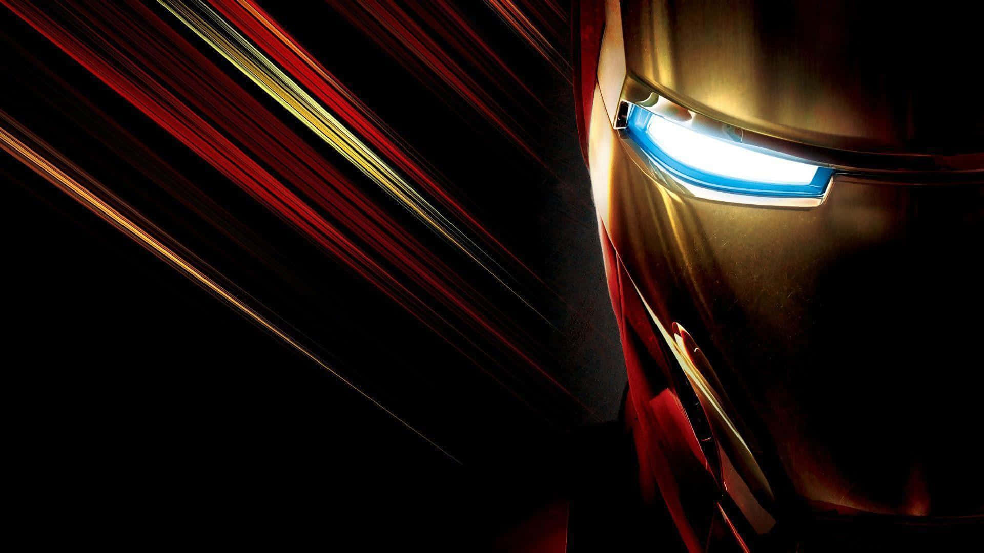 Iron Man Helmet Glow