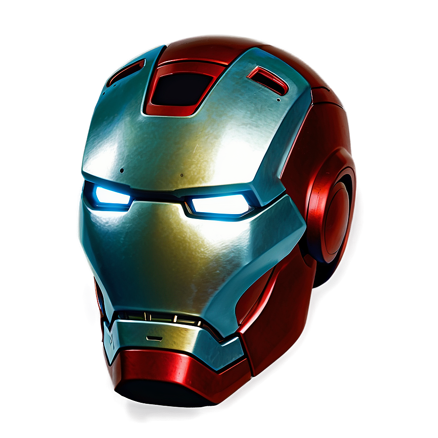 Iron Man Helmet Gold And Red Version Png 06122024 PNG