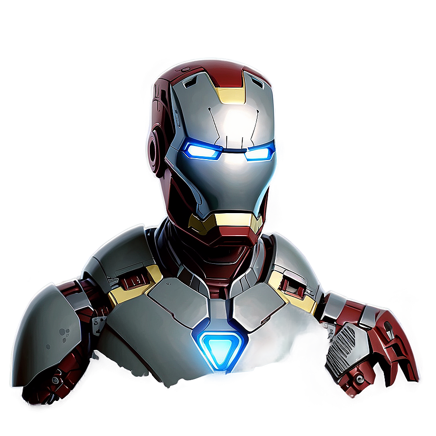 Iron Man Helmet In Action Pose Png 06122024 PNG