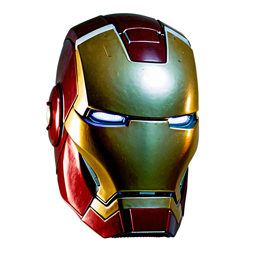 Iron Man Helmet In Action Pose Png Cok PNG