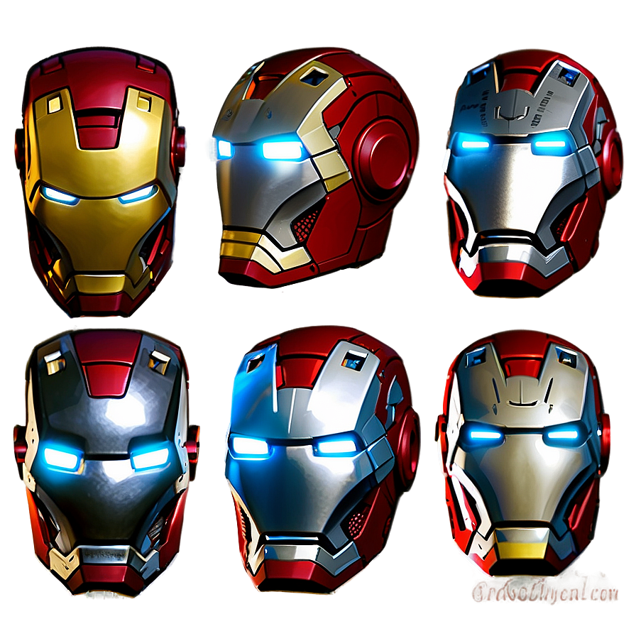 Iron Man Helmet Prototype Design Png 43 PNG