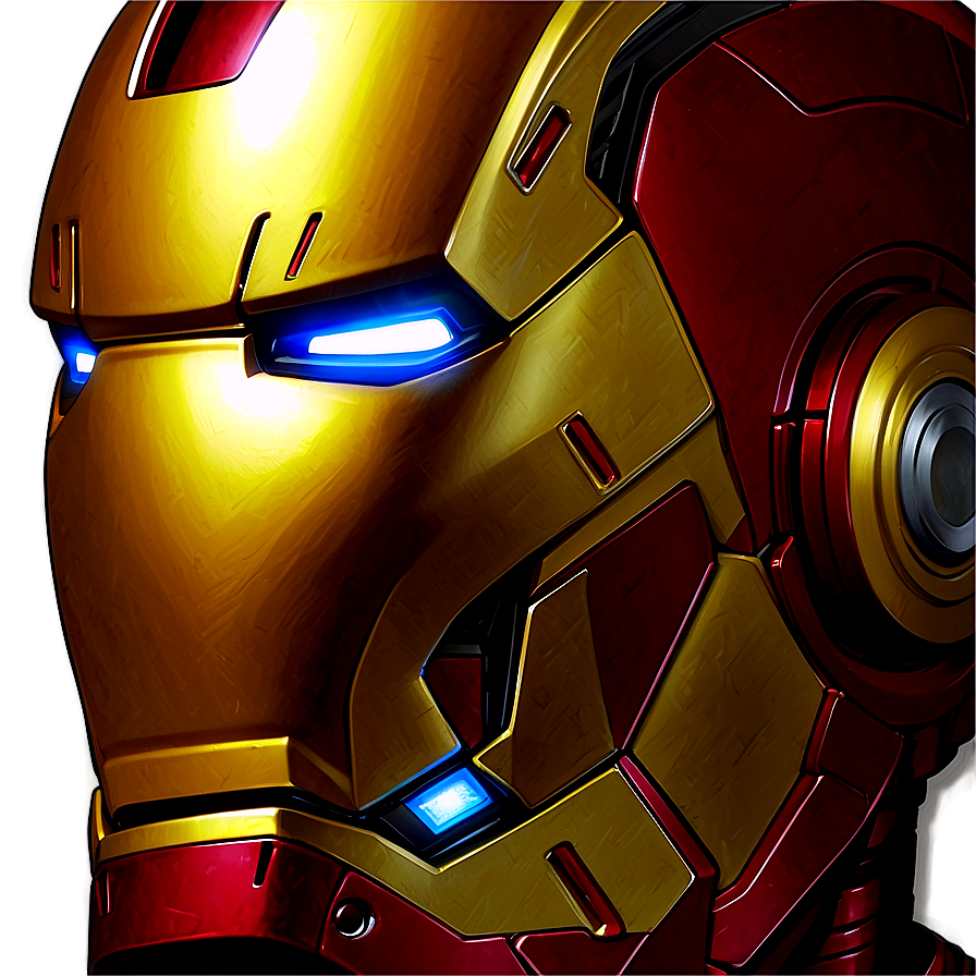 Iron Man Helmet Transparent Background Png 1 PNG